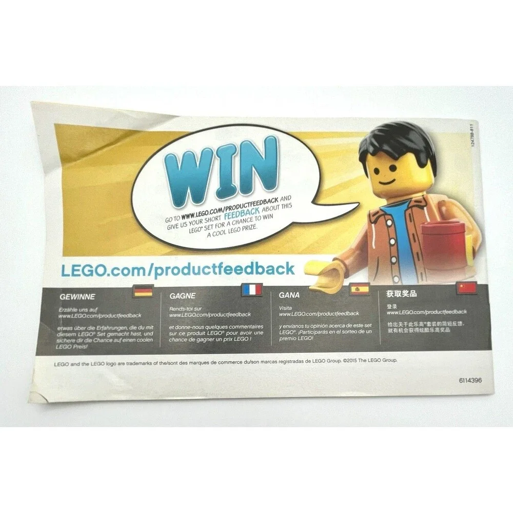 LEGO Manual Only Classic 10698 Paper Instructions